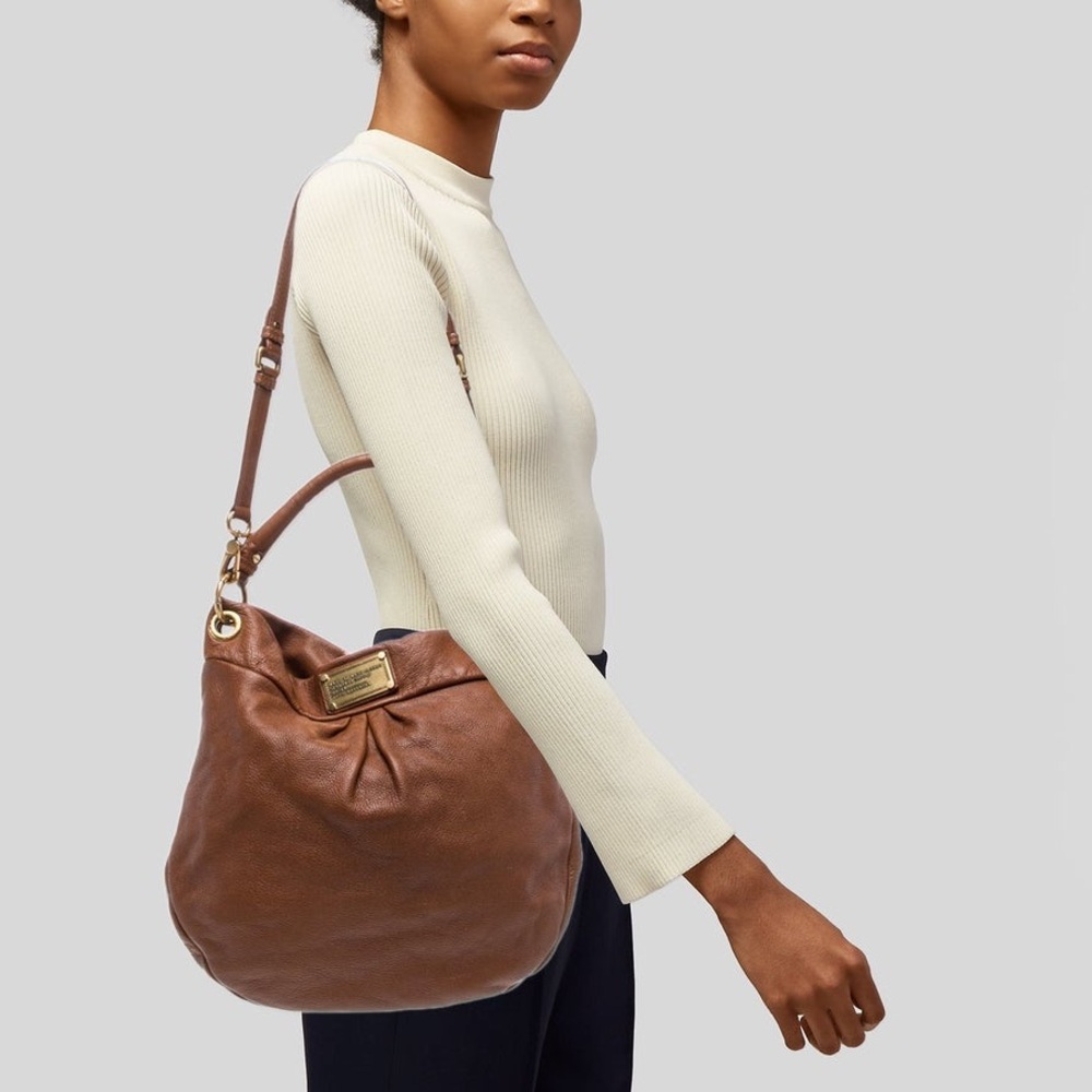 Leather Top Handle Bag